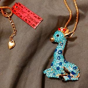 Betsey Johnson Giraffe Necklace